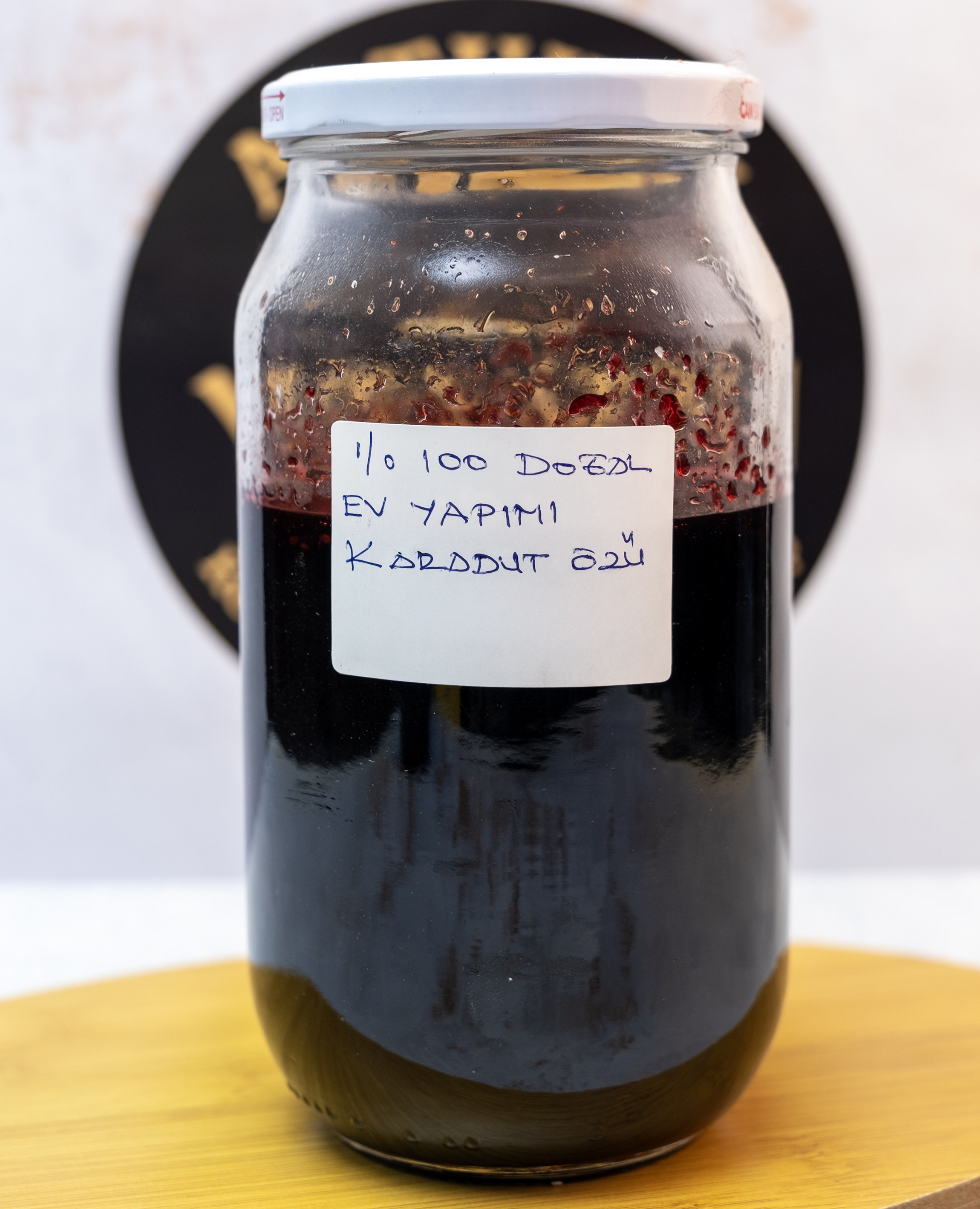 Ev Yapımı Kara Dut Özü (1 Lt.)