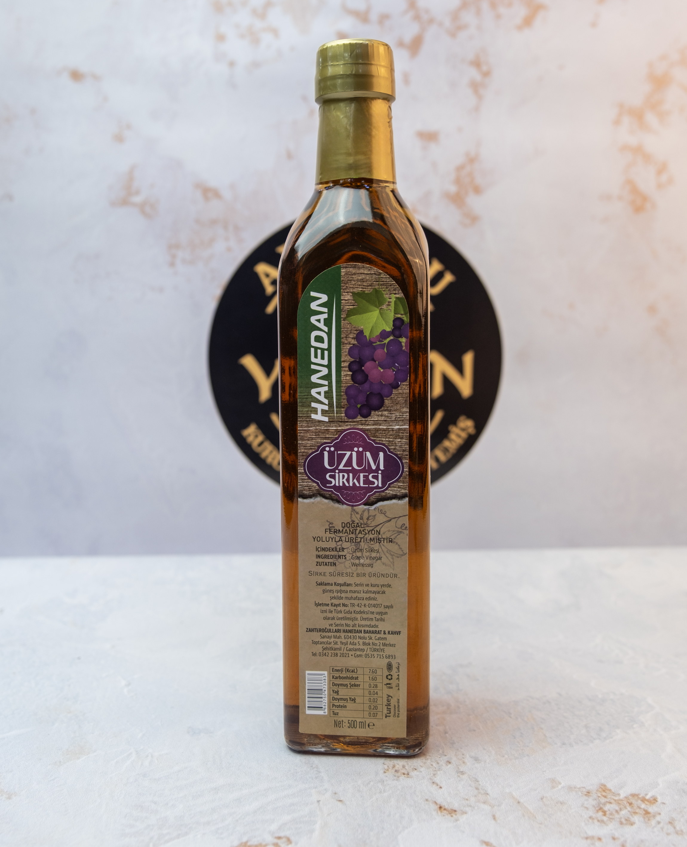 Üzüm Sirkesi 500 ML.