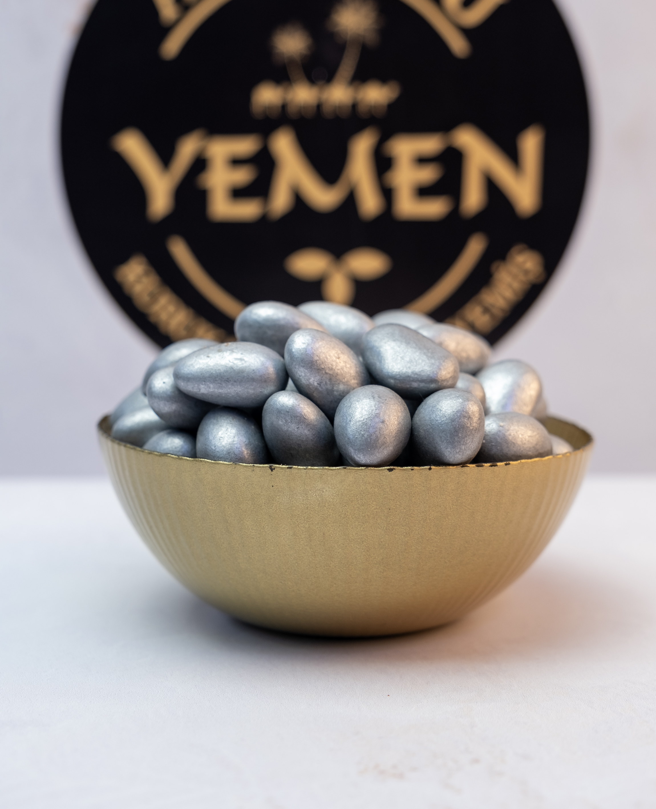 Gümüş Kaplama Badem Draje